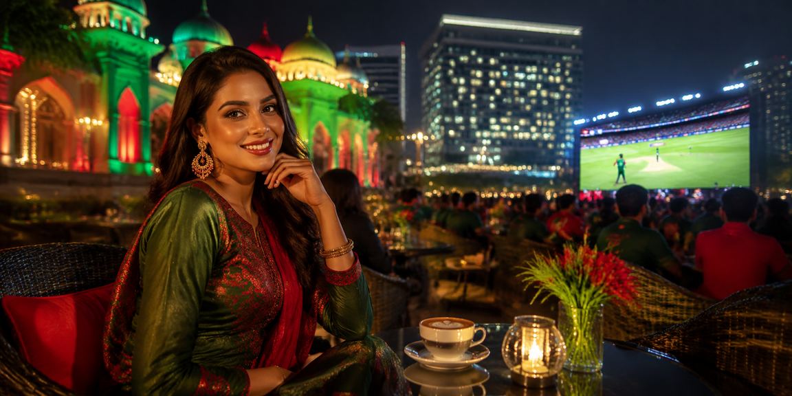 ঢাকার ক্রিকেট বেটিং দৃশ্য, লাল-সবুজ সজ্জা সহ